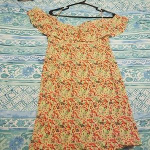 Zara Basic Collection Floral Summer Short Dress